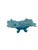 1900 - 1909 Vintage Northwood Glass Bowl Klondyke Blue Opalescent 3 Footed Scroll Candy Dish For Sale - Image 5 of 6