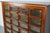 Vintage Dutch Hardwood Haberdashery Shop Cabinet, 1930s For Sale - Image 6 of 18