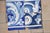 Antique 18th Century Portuguese Blue & White Rococo Scroll Tiles, Baroque Period, Set of 8 For Sale - Image 6 of 8