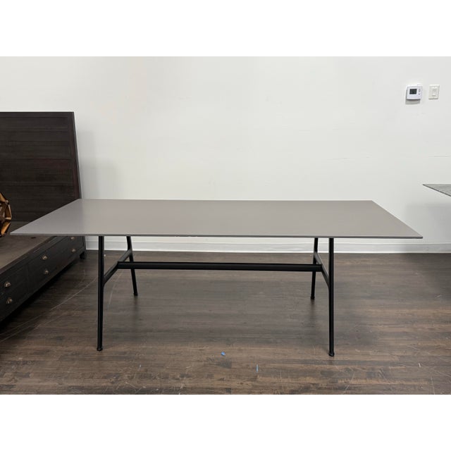Mid-Century Modern Simon Legald for Normann Copenhagen Union Table, Black For Sale - Image 3 of 12