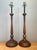 Vintage Theodore Alexander Turned Wood Candlestick Table Lamps - A Pair For Sale - Image 13 of 16