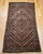 1900 - 1909 Antique Persian Senneh Area Rug, Hand-Knotted Wool, Hashtrang Allover Paisley Pattern, Red, Navy & Multicolor, 4x6 For Sale - Image 5 of 13