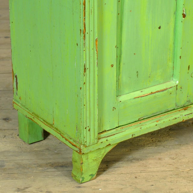Antique Green Pine Buffet, 1910 For Sale - Image 13 of 16