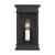 Chapman & Myers by Visual Comfort Studio Cupertino 1-Light Outdoor Medium Lantern Sconce in Textured Black For Sale - Image 9 of 9