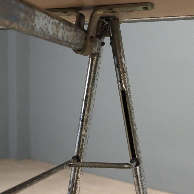 Vintage Chrome Table with Laminate Top, 1970s For Sale - Image 9 of 10