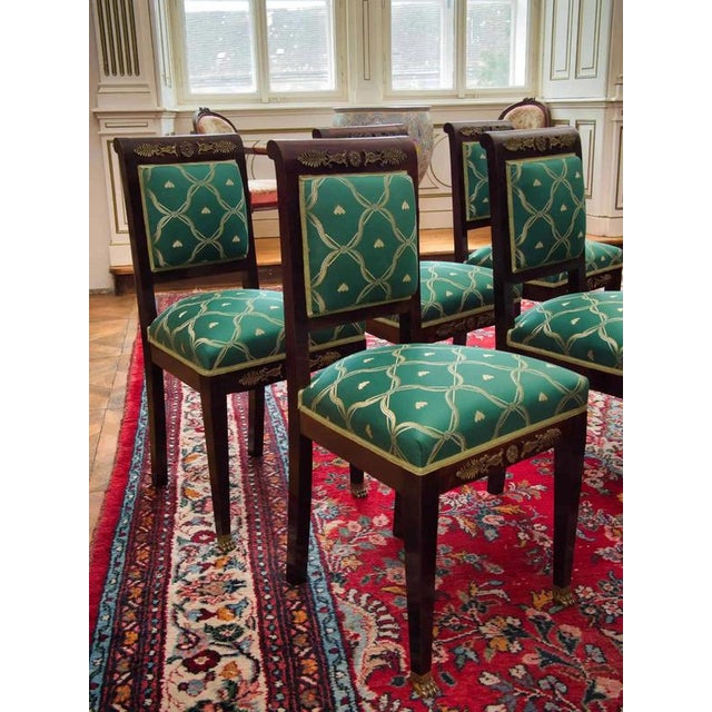 Empire Chairs and Armchairs, Set of 8 For Sale - Image 4 of 10