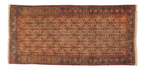1920s Antique Persian Malayer Rug 6'2" X 12'10"