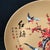 Early 20th Century Chinese Ceramic Plate,Yellow Glaze Porcelain Plate Hand Painted Flowers and Birds Pattern For Sale - Image 5 of 10