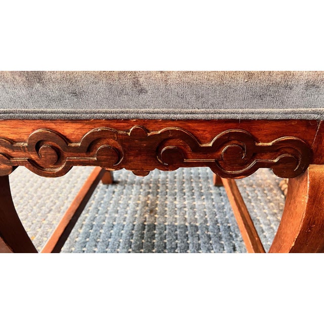 1940s Colombian Victorian Style Dining Chairs- Set of 6 For Sale - Image 10 of 11