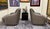 W. Schillig Leather Nikki Swivel Lounge Chairs, a Pair For Sale In Miami - Image 6 of 17