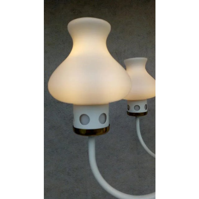 Vintage Chandelier & Table Lamp, 1970s, Set of 2 For Sale - Image 11 of 18