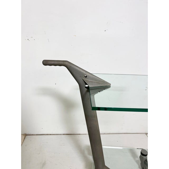 Gray C. 1980s Postmodern Franco Raggi for Fontana Arte Drinks Trolley / Bar Cart For Sale - Image 8 of 8