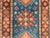 Textile Blue and Rust Red Kazak Wool Runner Rug, Tribal Hallway Rug, 2'9" X 9'9" For Sale - Image 7 of 16