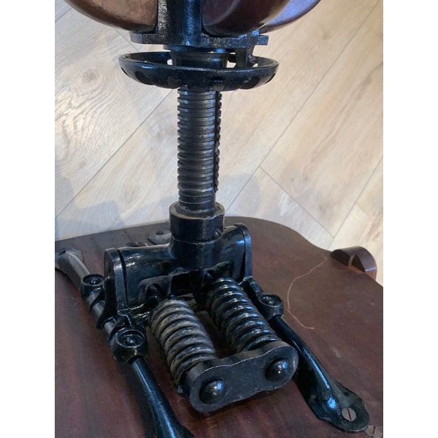 Victorian Oak Revolving Desk Chair, 1890s For Sale - Image 12 of 14