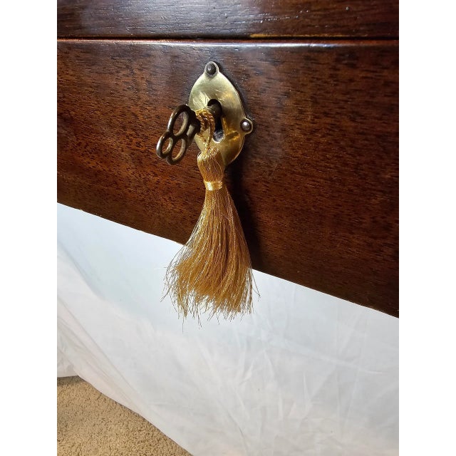 Antique Late 19th Century Countertop Campaign Style Display Case For Sale - Image 4 of 8