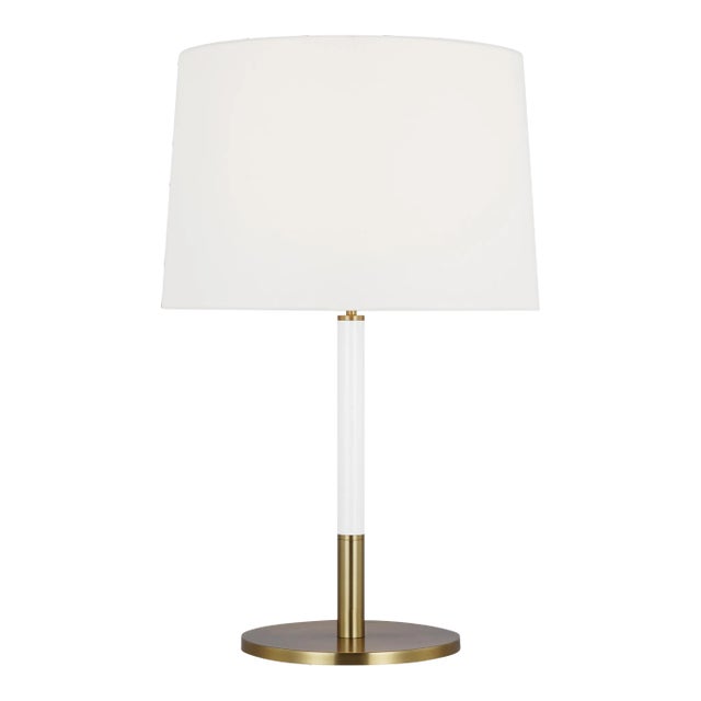 Kate Spade by Visual Comfort Studio Monroe Table Lamp, Burnished Brass For Sale