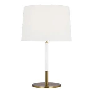 Kate Spade by Visual Comfort Studio Monroe Table Lamp, Burnished Brass