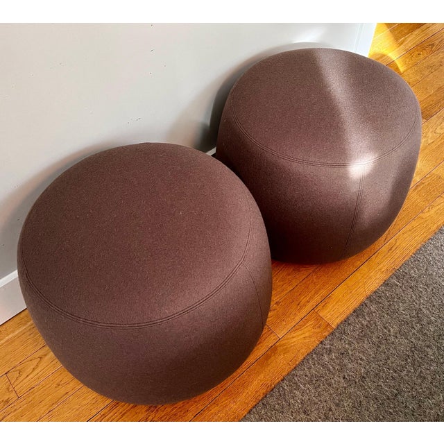 Pair of Apel Ottomans by Bernhardt Design, 2011 For Sale In Philadelphia - Image 6 of 12