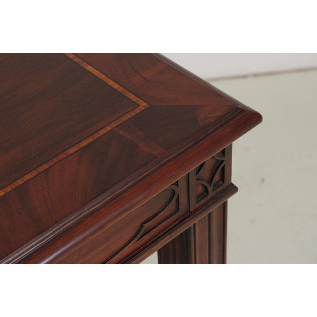 Wood Henkel Harris Model 5721 Mahogany Sofa Table For Sale - Image 7 of 13