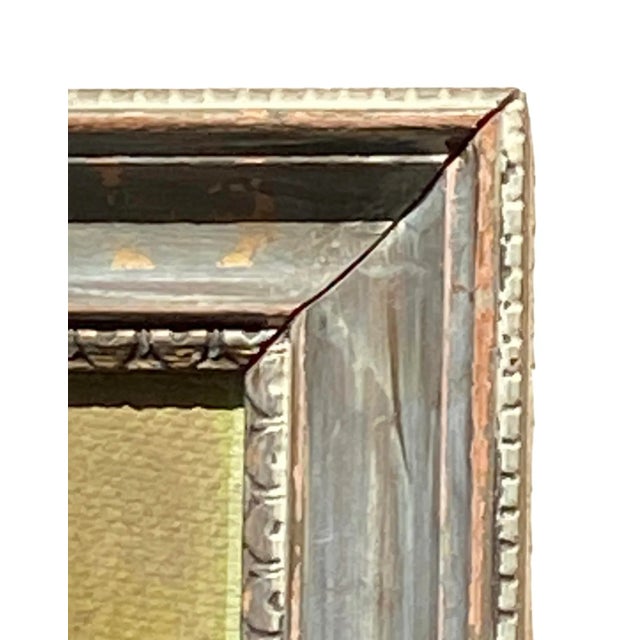 Early 20th Century “Petunias Floral Still Life” Oil Painting on Board Artist B Dyer For Sale In Washington DC - Image 6 of 13