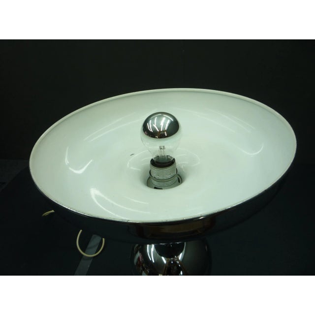 Silver Space Age Table Lamp from Sölken Leuchten, 1970s For Sale - Image 8 of 10