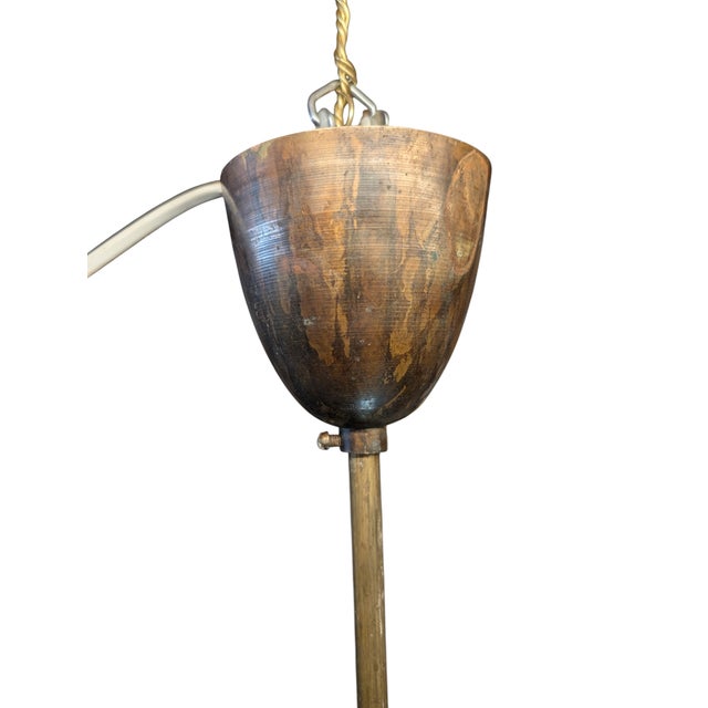 Five-Arm Chandelier by Paavo Tynell, 1930s For Sale - Image 11 of 17