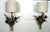 Mid-Century Modern Fabric Shade Wall Lamps from Unbekannt, 1970s, Set of 2 For Sale - Image 3 of 12
