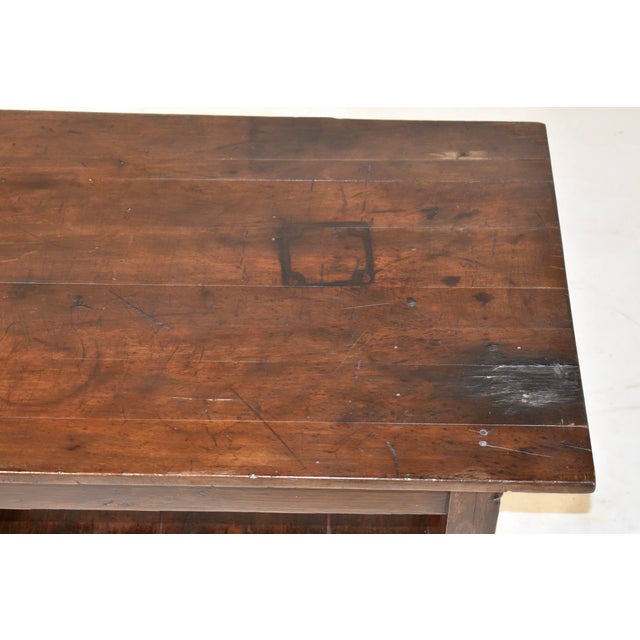 Circa 1910 American Walnut Work Table For Sale - Image 10 of 11