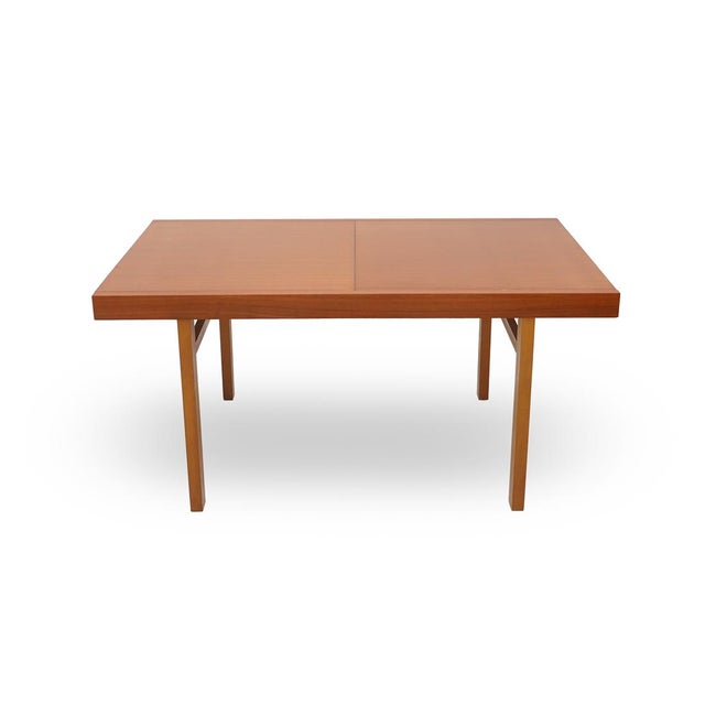 Rectangular Dining Table with Extendable Top, 1960s For Sale - Image 14 of 14