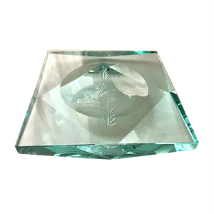 Crystal Ashtray by Pietro Chiesa for Fontana Arte, 1950s