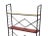 Vintage Varnished Iron Shelf in Wood and Colored Formica, Italy, 1960s For Sale - Image 4 of 8