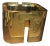Golden Bronze Modernist Puzzle Table For Sale - Image 12 of 12