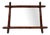 19th Century Napoleon III Style Bamboo Mirror in Turned Wood For Sale