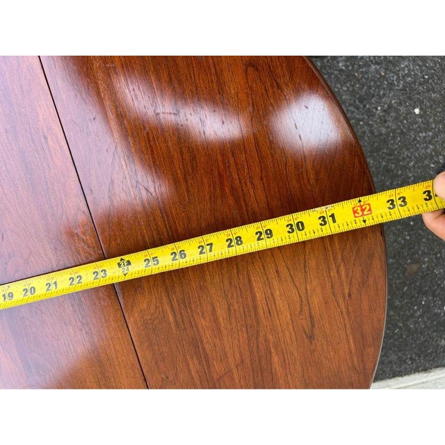 Late 20th Century Pennsylvania House Queen Anne Style Cherry Drop-Leaf Side Table. For Sale - Image 10 of 11