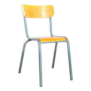 Stacking Dining Chair with Wide Back Rest from Mullca, 1950s For Sale