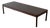 Rosewood Minimalist Coffee Table With Straight Legs Danish Mid-Century Modern 1960s For Sale