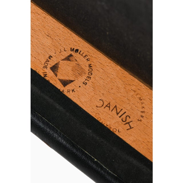 Model 62 Armchair attributed to Niels Otto Møller for J. L. Møllers Furniture Factory, 1960s For Sale - Image 10 of 12