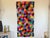Woven textile by Danish textile artist, Inger Holst Sørensen. Rya rug, wool, that evokes the shape of an era, signified by...