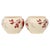 Brown Large Antique Flower Pots Cachepots with Floral Decor, Set of 2 For Sale - Image 8 of 18