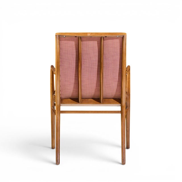 Robsjohn-Gibbings for Widdicomb Mid Century Walnut Dining Chairs - Set of 6 For Sale - Image 14 of 17