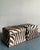 Mid-Century Modern Vintage Boho Zebra Skin Ottomans - A Pair For Sale - Image 3 of 11