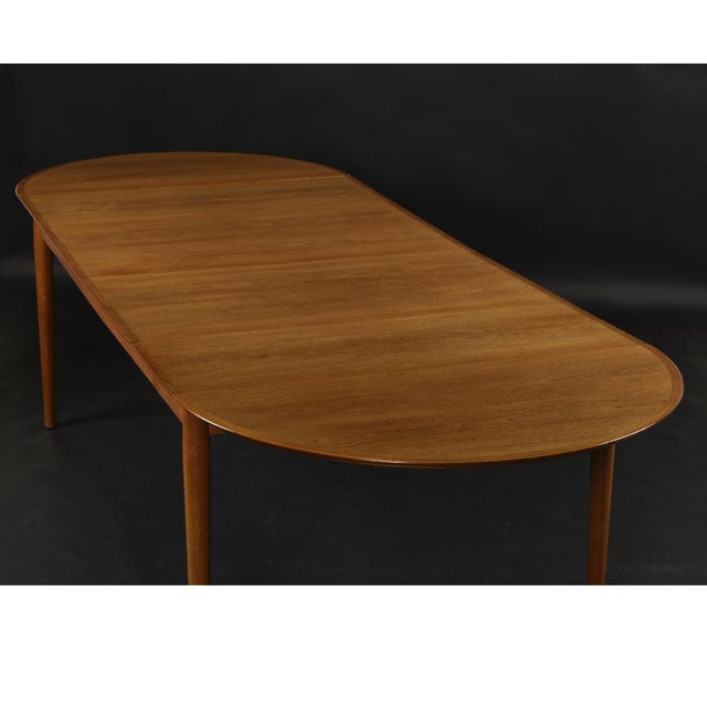 Arne Vodder for Sibast Model 227 Long Danish Teak Expanding Dining Table For Sale - Image 12 of 16