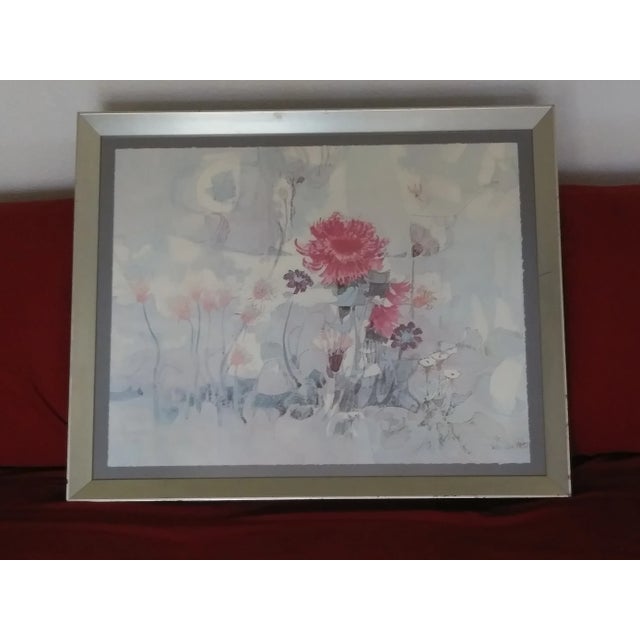 A 1974 watercolor print by American artist Alexander Ross( 1908-1990), D. A. C. N. Y. depicts an assortment of flowers in...
