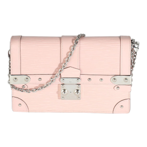 Rose Ballerine Epi Trunk Chain Wallet