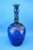Cobalt Blue Scavo Glass Bottle Vase attributed to Mario Pinzon for Seguso, Italy, 1960s For Sale - Image 17 of 17