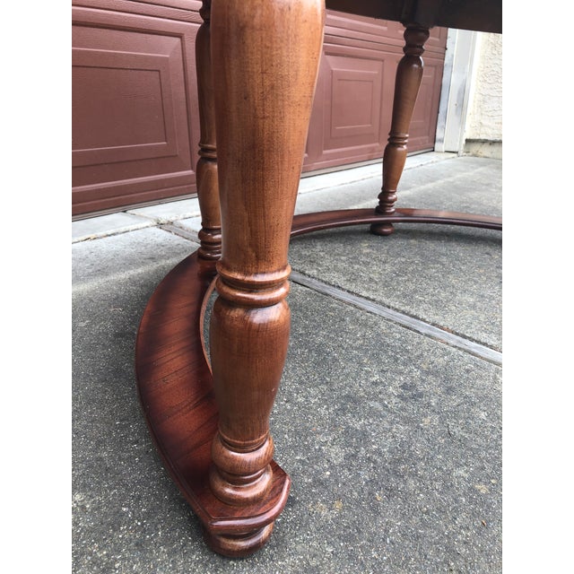 Antique Half Moon Desk Pulaski Executive Desks Chairish