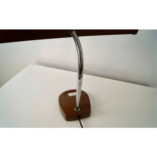 1970’s Mid-Century Modern Tanker Desk Lamp For Sale - Image 10 of 12