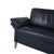 Model 3300 3-Seater Sofa in Black Leather from Rolf Benz For Sale - Image 4 of 12