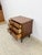 Wood United Furniture MCM Nightstand Intricate Wood Pulls Vintage Bedside Table For Sale - Image 7 of 10