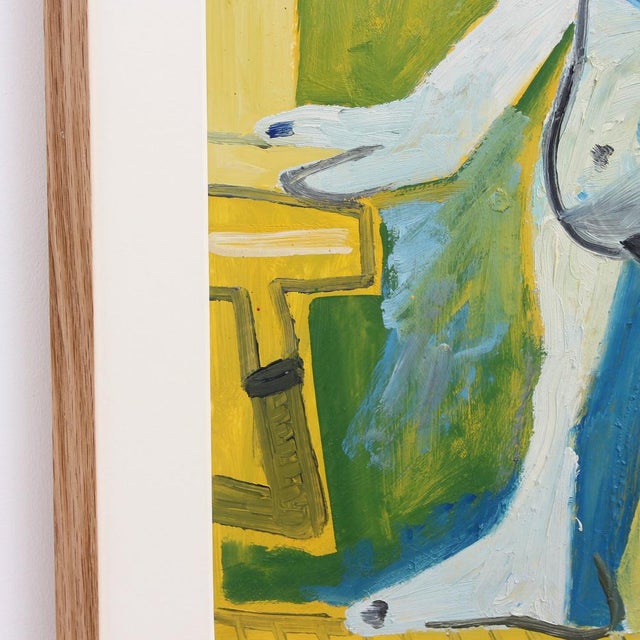 Raymond Debiève, Nude Woman at Home, 1969, Oil on Paper, Framed For Sale - Image 18 of 18